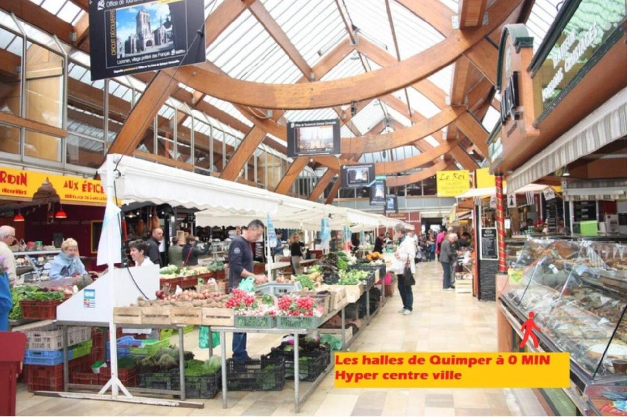 Cosy Appartement Hyper Centre-Ville Quimper Exterior foto